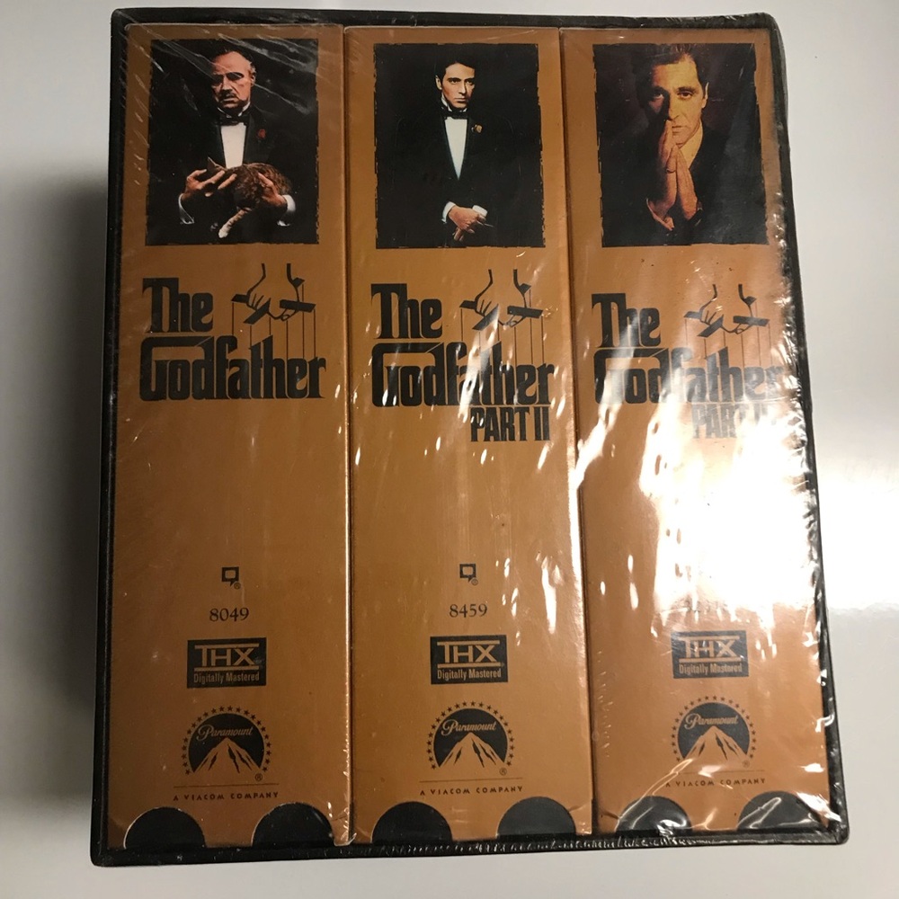 The Godfather Collection 6pk VHS Semi-Sealed